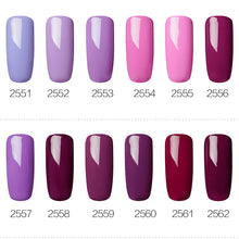 画像をギャラリービューアに読み込む, Gel Nail Polish Purple Color Series 7 ml
